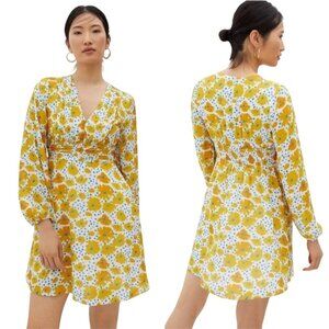 Vera For Anthropologie Buttercup Mini Dress Size XS